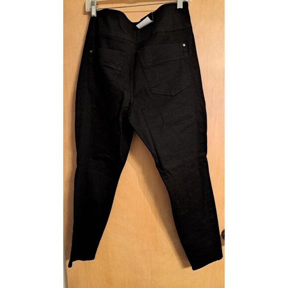Rock & Republic Women's Slim Black Skinny Jeans Size 16 S Short Denim New NWT - Picture 2 of 8